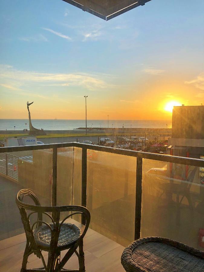 Apartamento Moderno Departamento Nuevo Con Vista Al Mar. Mar del Plata Exterior foto